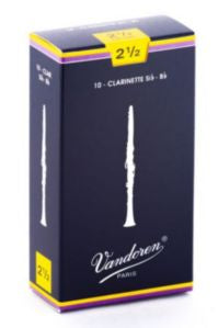 Vandoren Reeds Bb Clarinet: 10ct