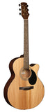 Jasmine S34C Orchestra Style Acoustic Guitar - Natural Finish